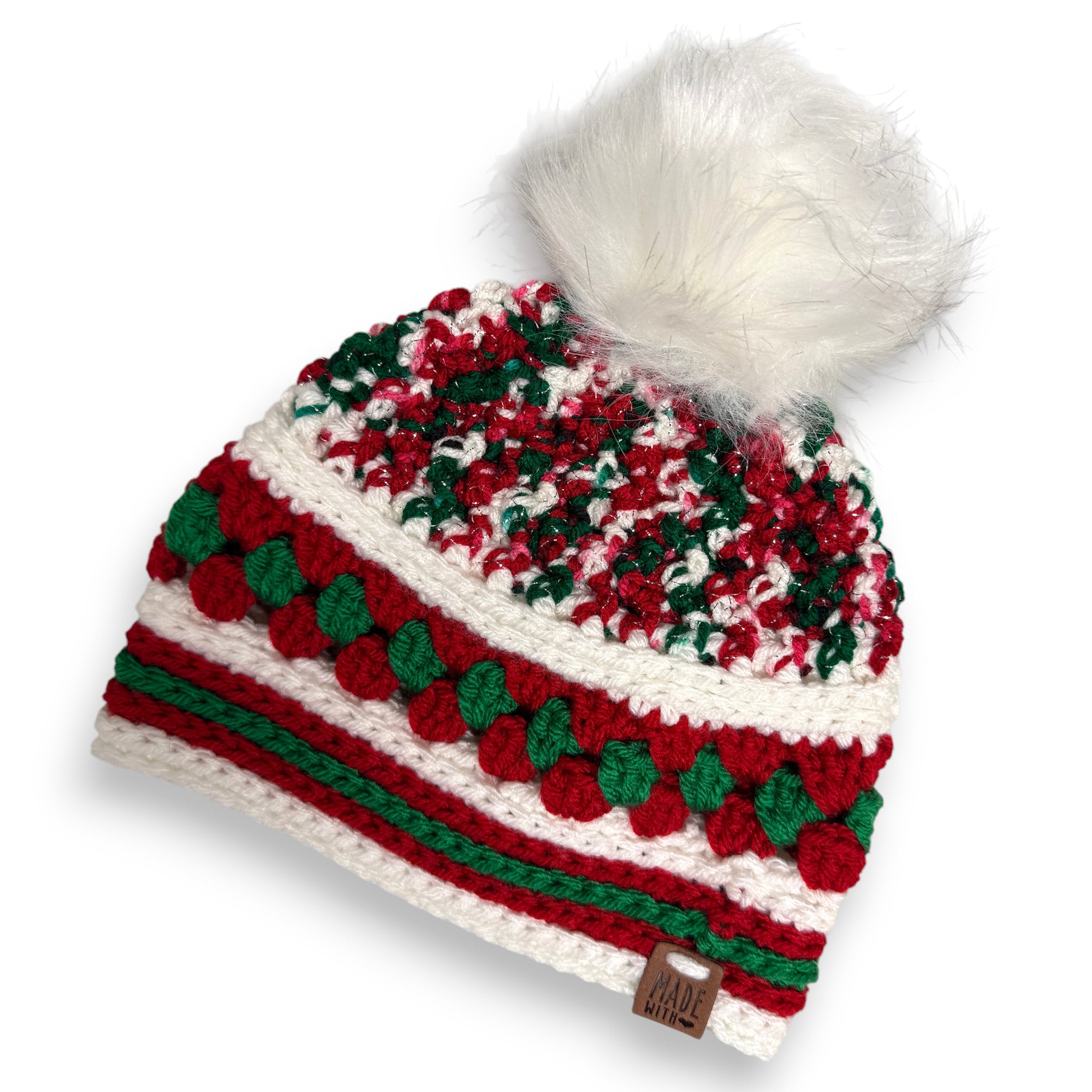 Toddler Christmas Mimi Beanie with Pompom