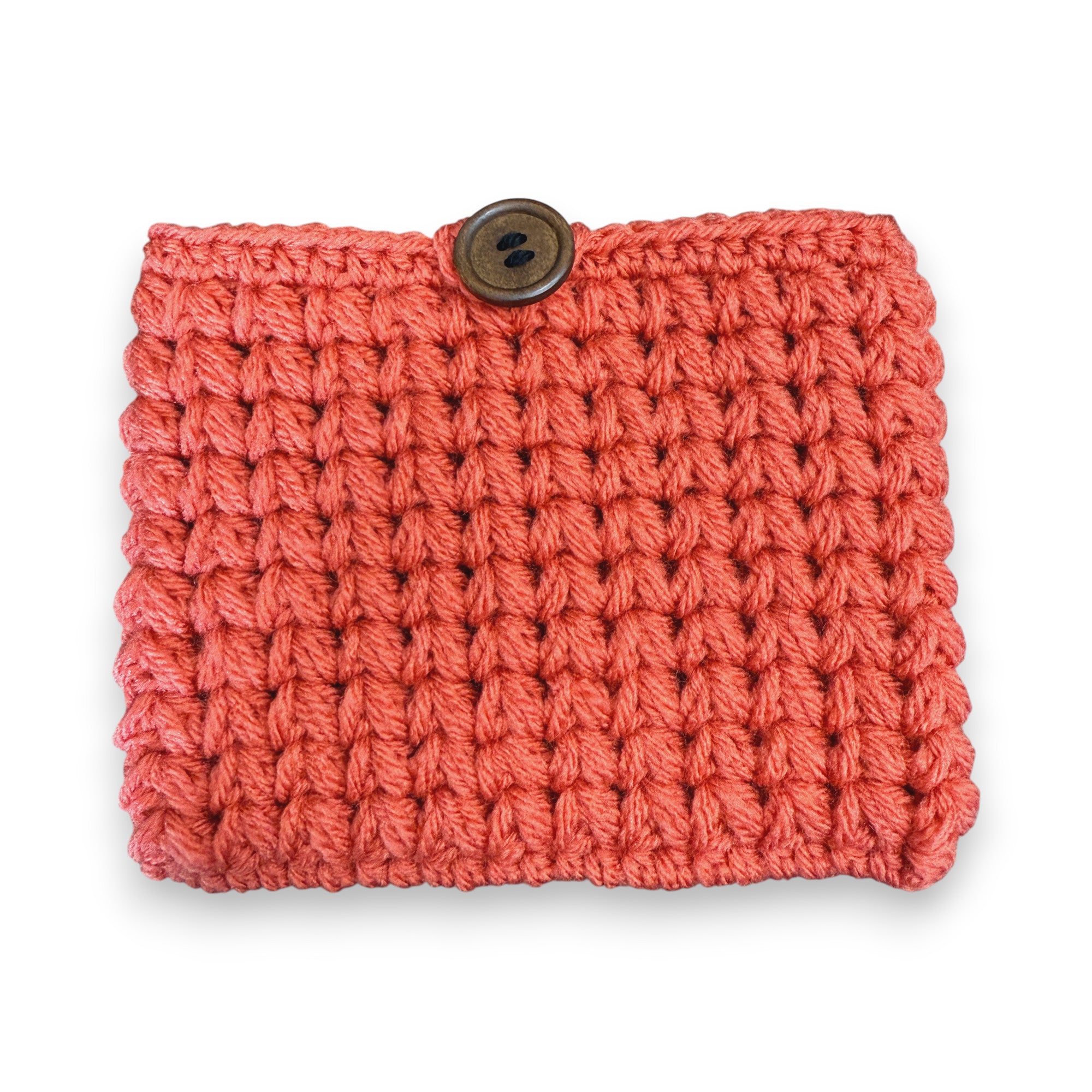 Coral Orange Meadow Kindle E-Reader Sleeve