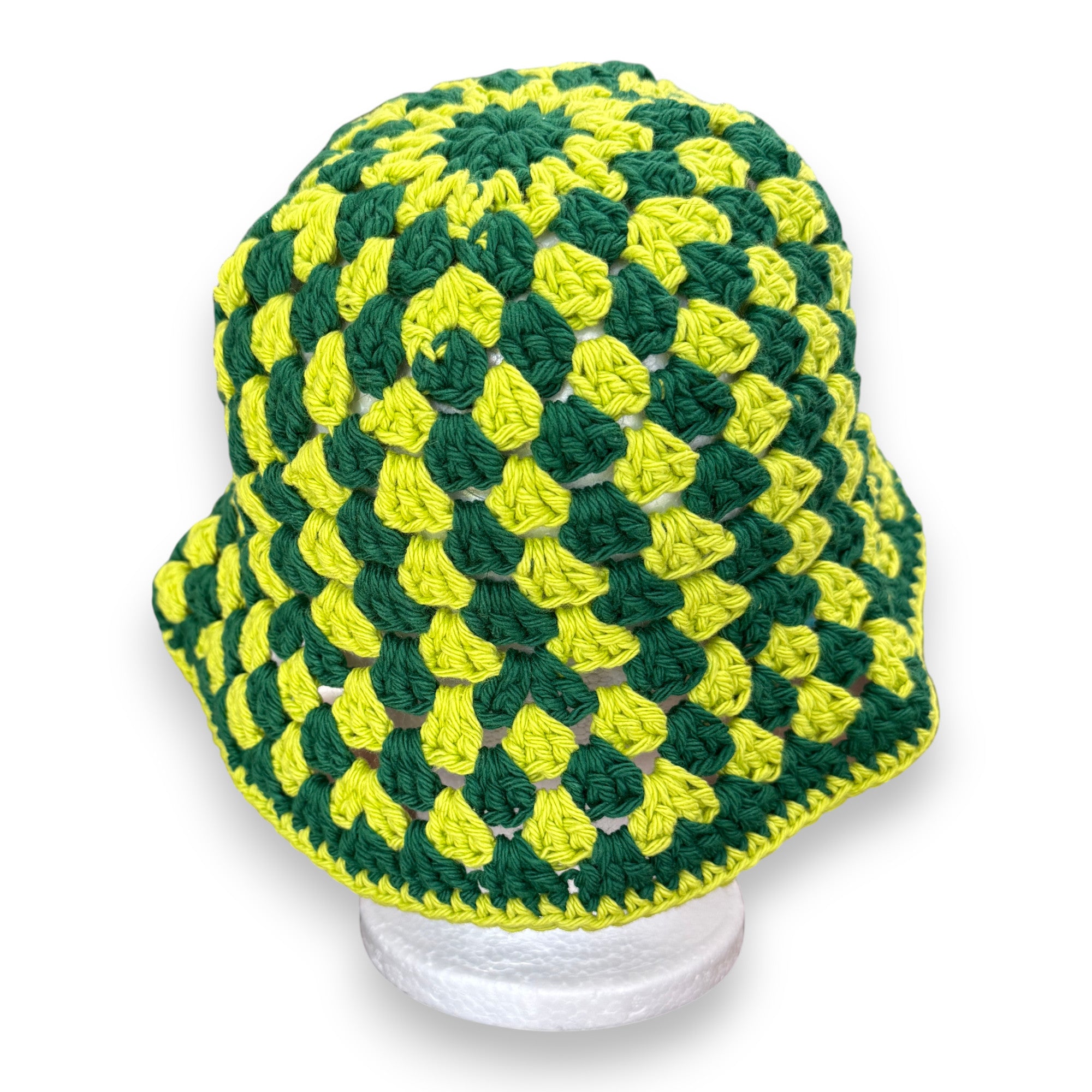 Green Cotton Bucket Hat