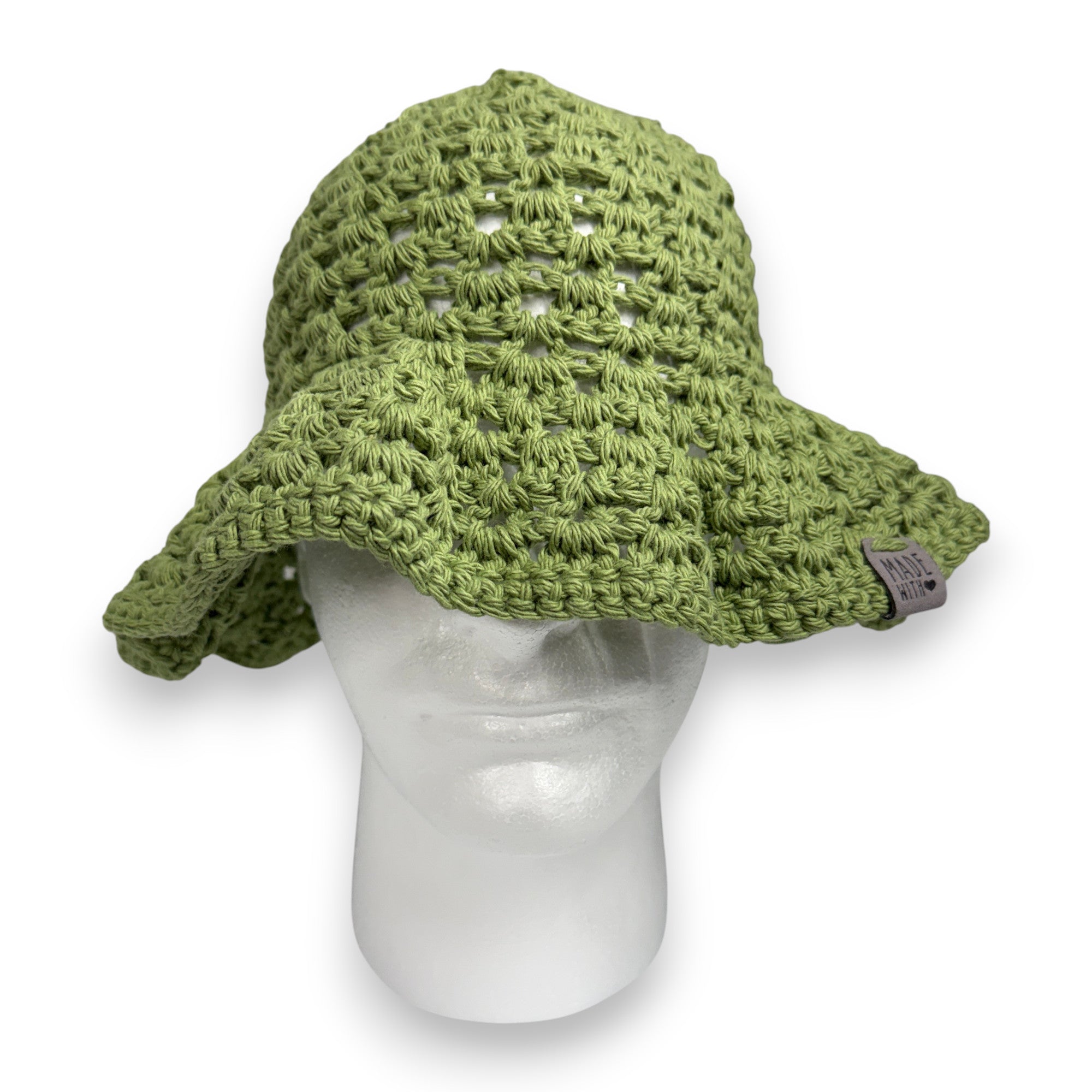 Sage Green Cotton Kelp Bucket Hat