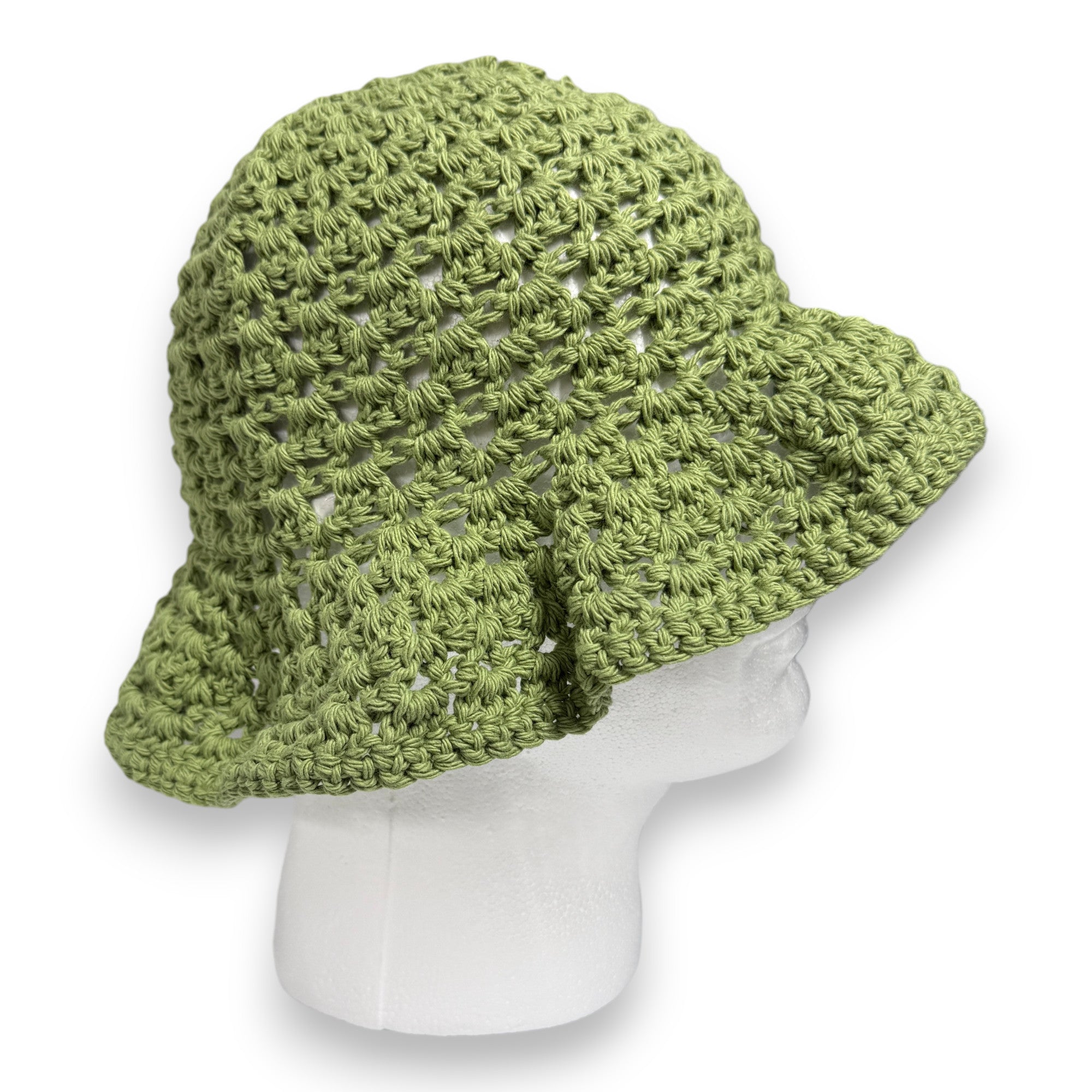 Sage Green Cotton Kelp Bucket Hat