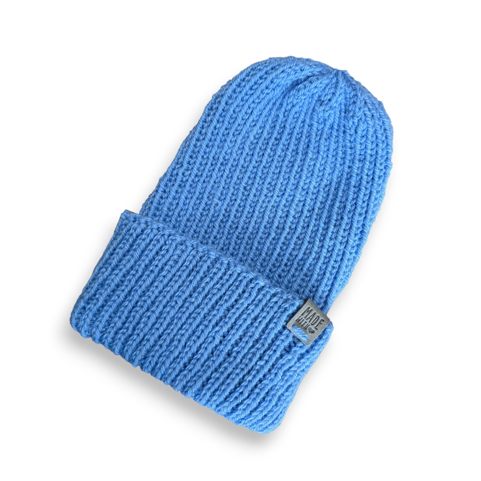 Light Blue Saybin Knit Beanie