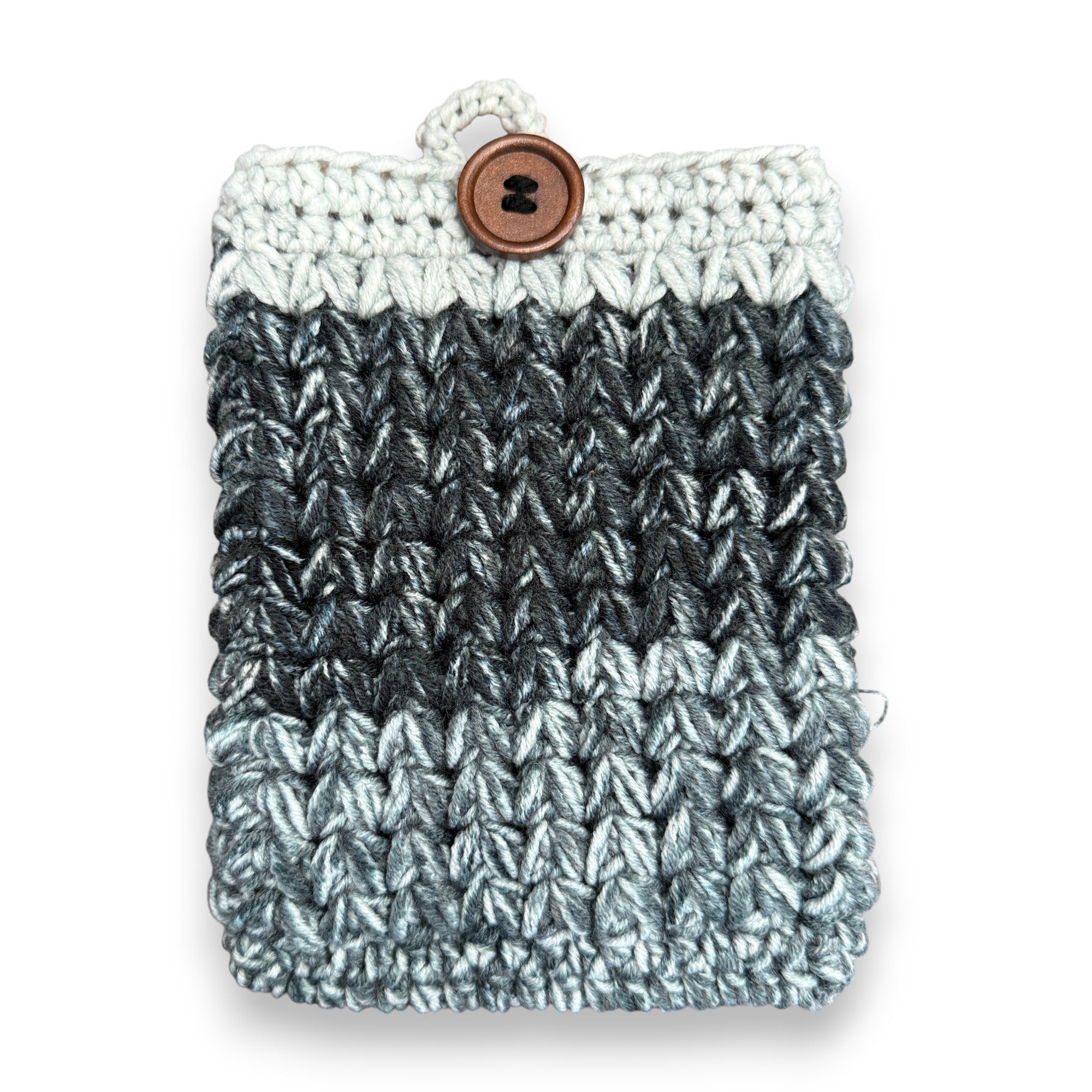 Medium Gray Ombre Meadow Kindle E-Reader Sleeve