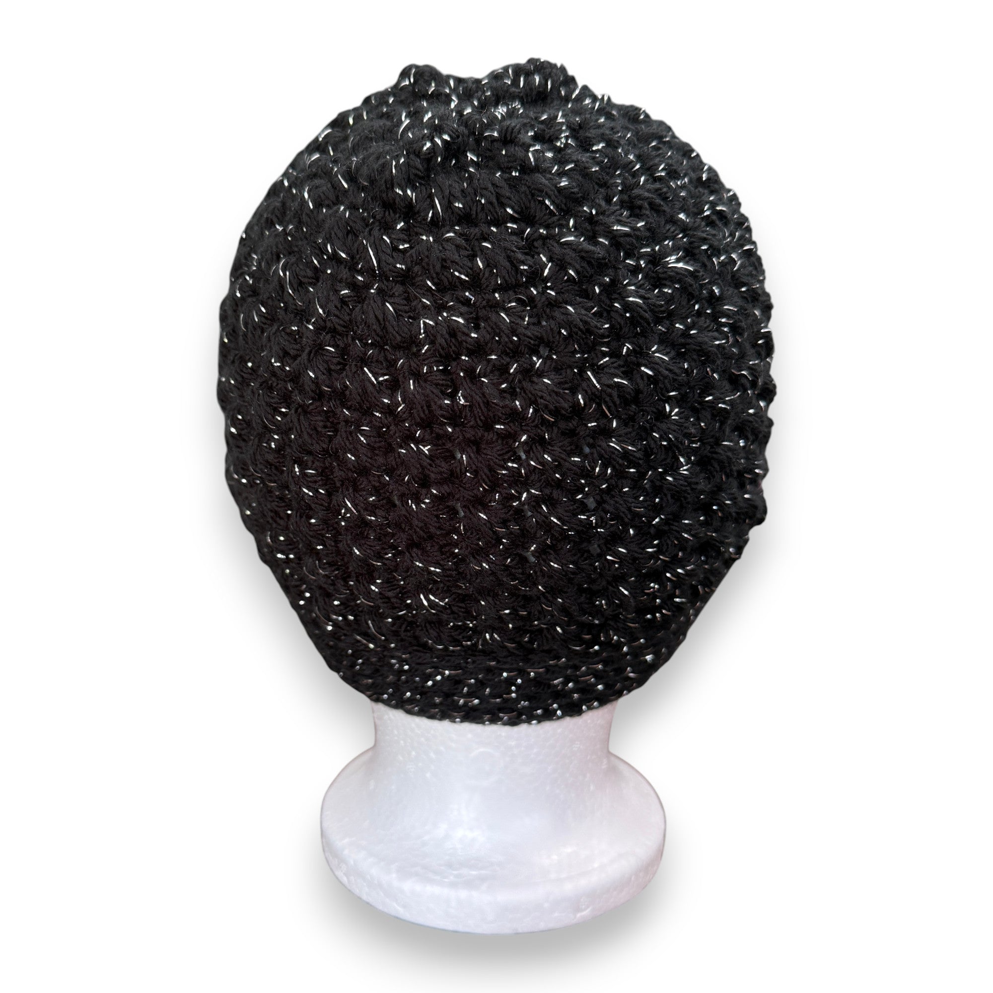 Black Metallic Petosky Beanie
