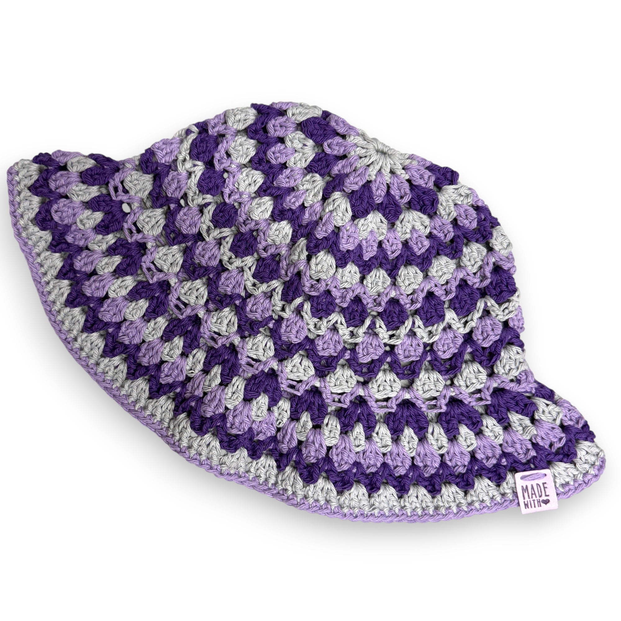 Purple Cotton Kelp Bucket Hat