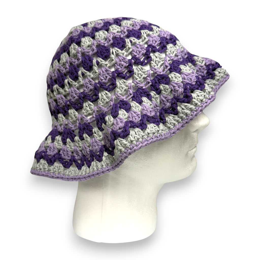 Purple Cotton Kelp Bucket Hat