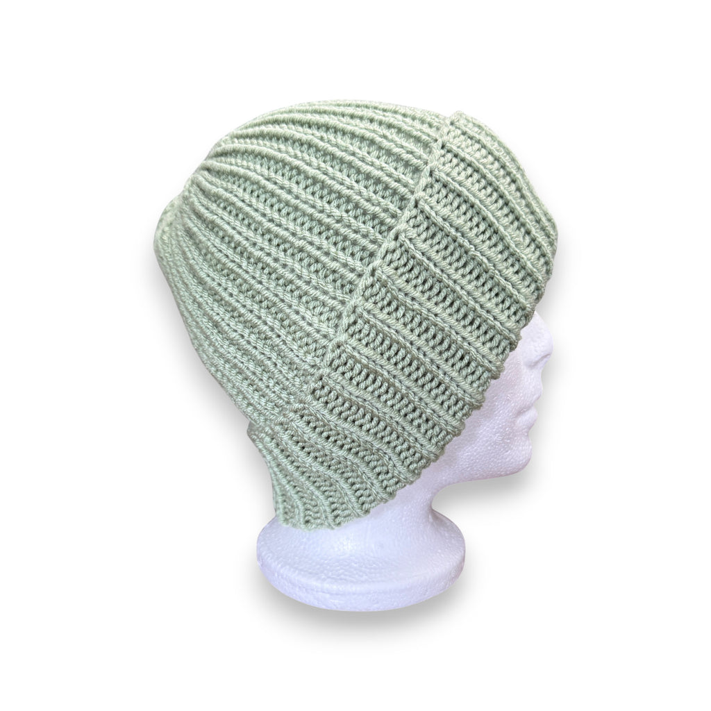 Sage Green Saybin Knit Beanie