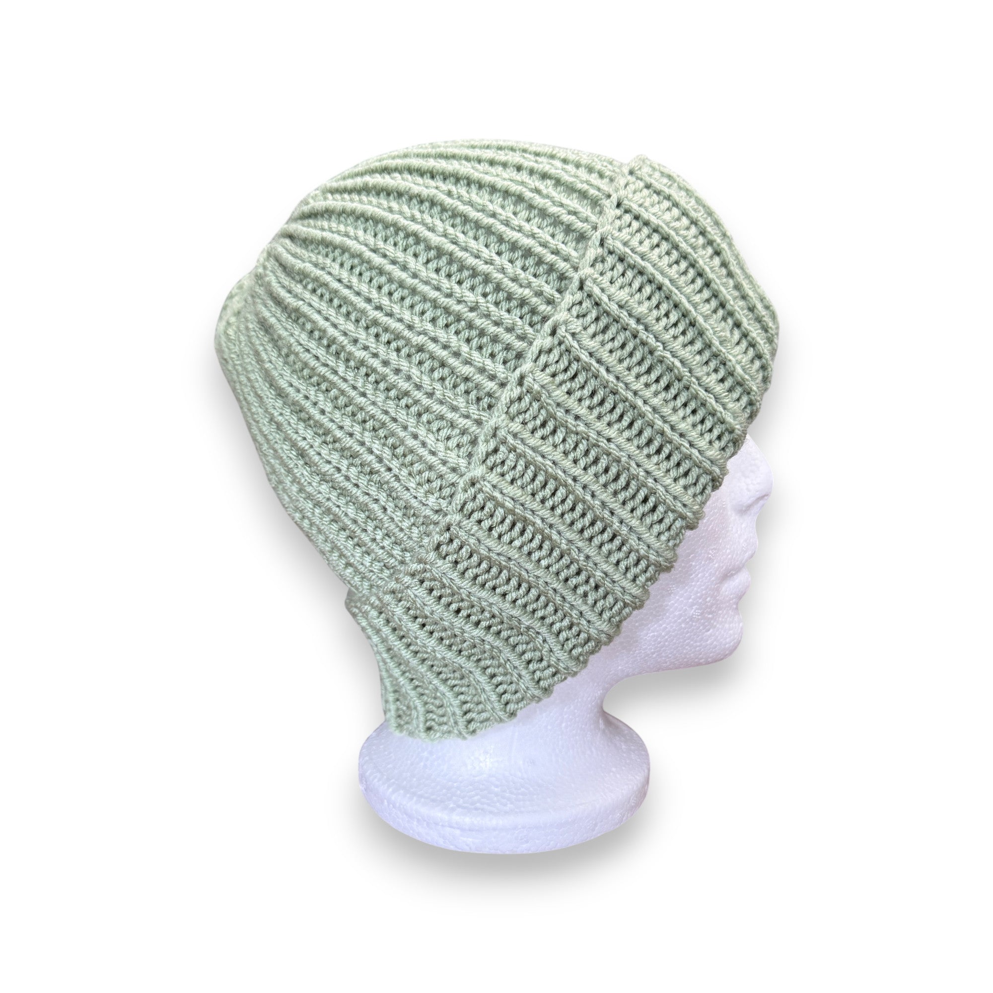 Sage Green Saybin Knit Beanie