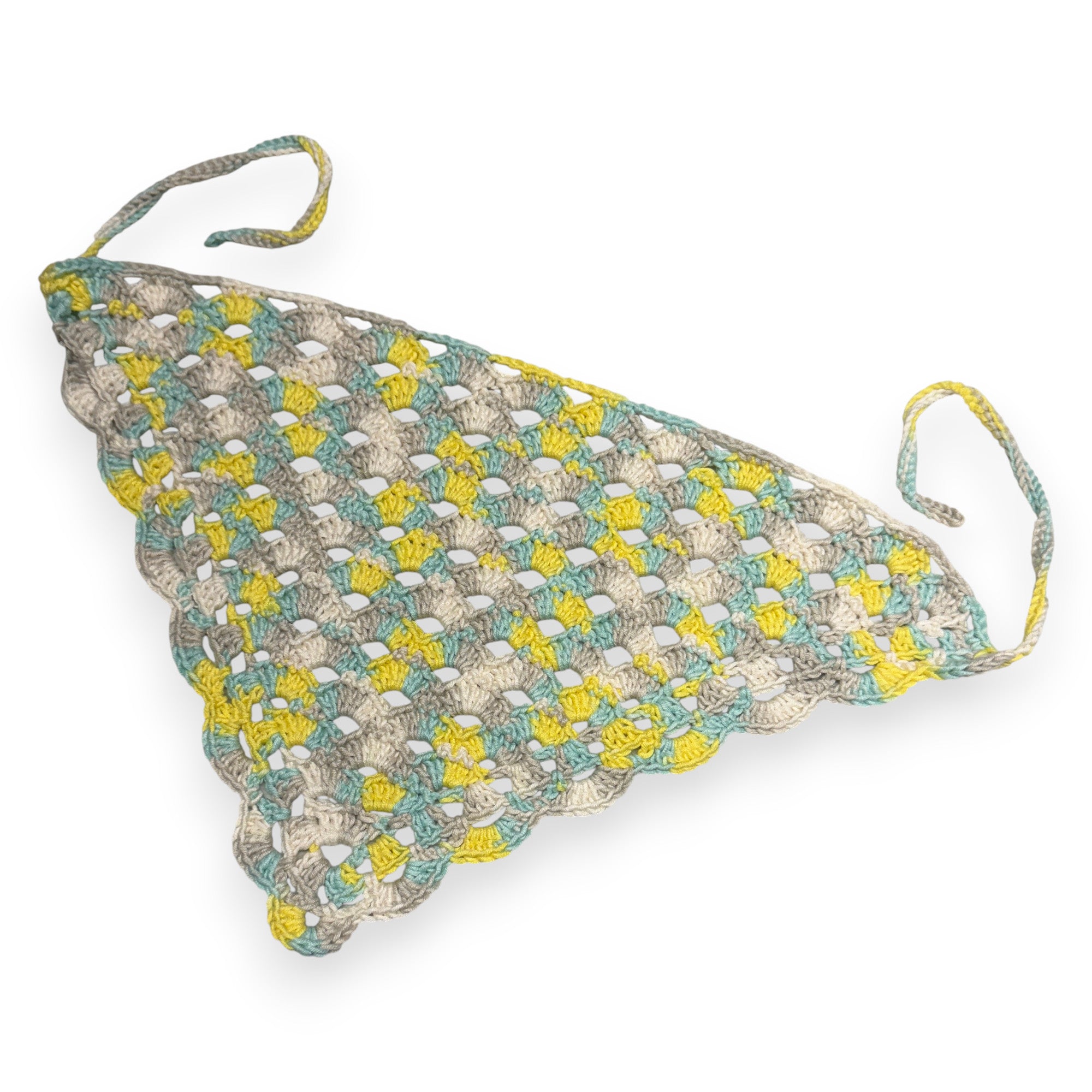 Sunny Sidewalk Arcade Crochet Bandana