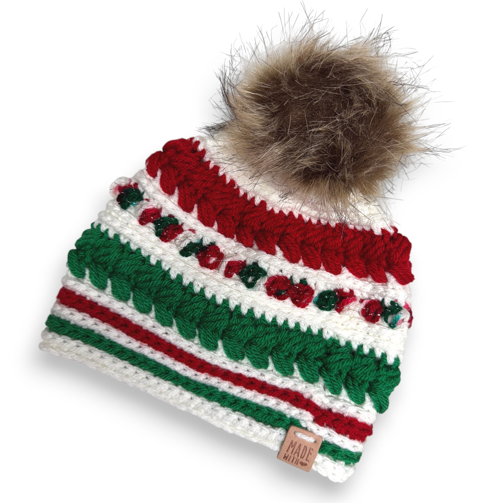 Toddler Christmas Blizzard Beanie with Pompom
