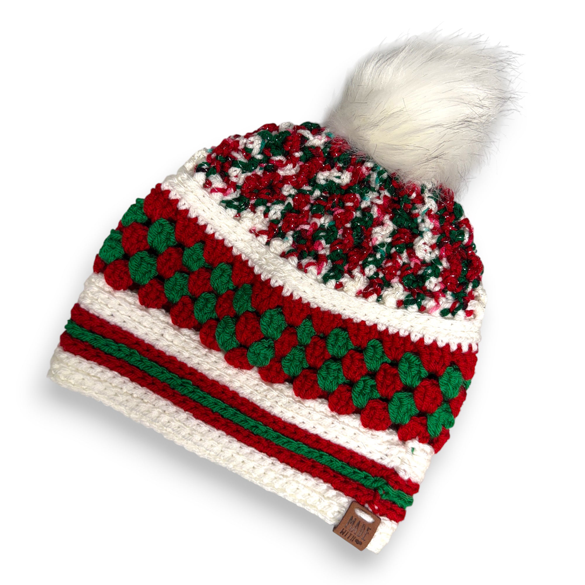 Adult Christmas Mimi Beanie with Pompom