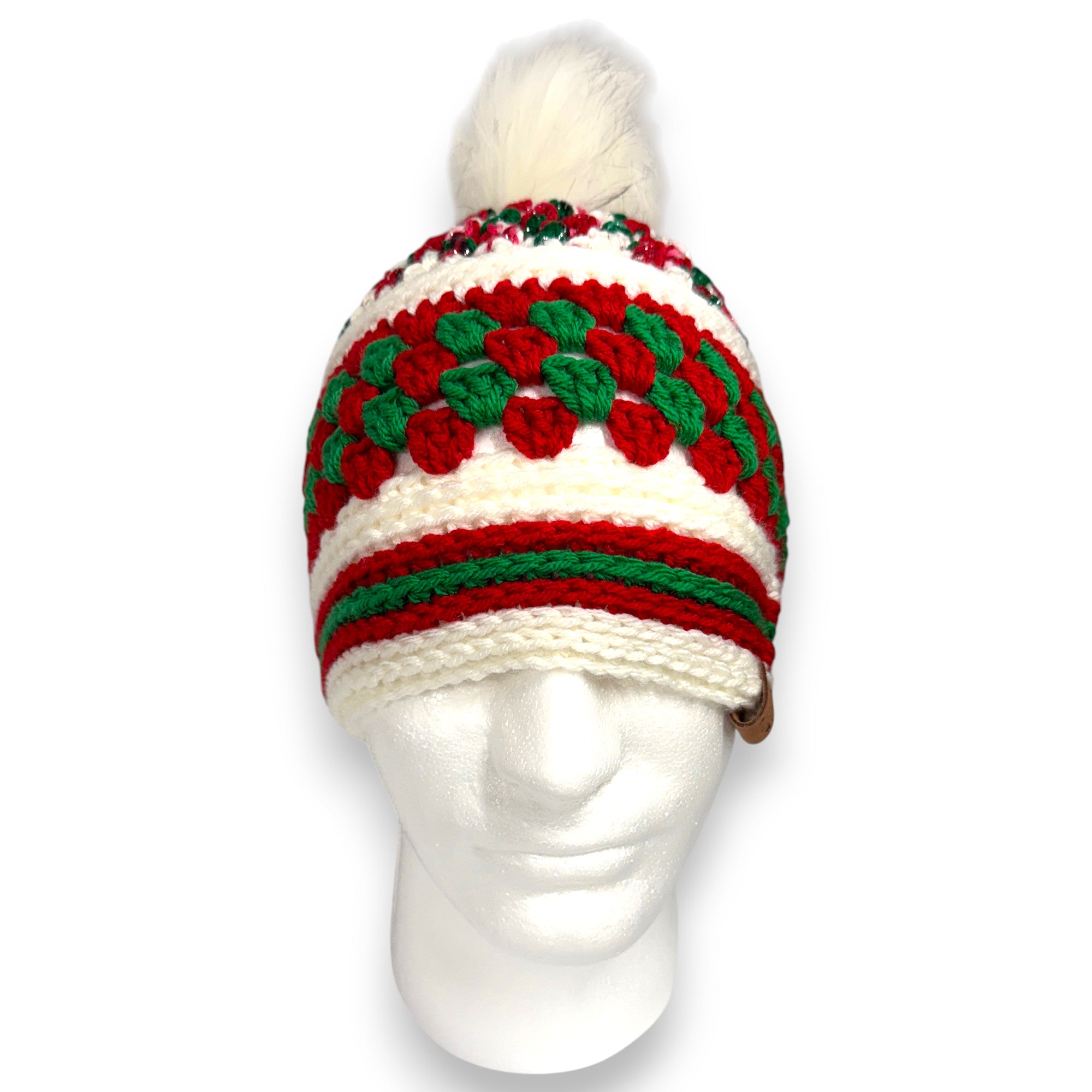 Adult Christmas Mimi Beanie with Pompom