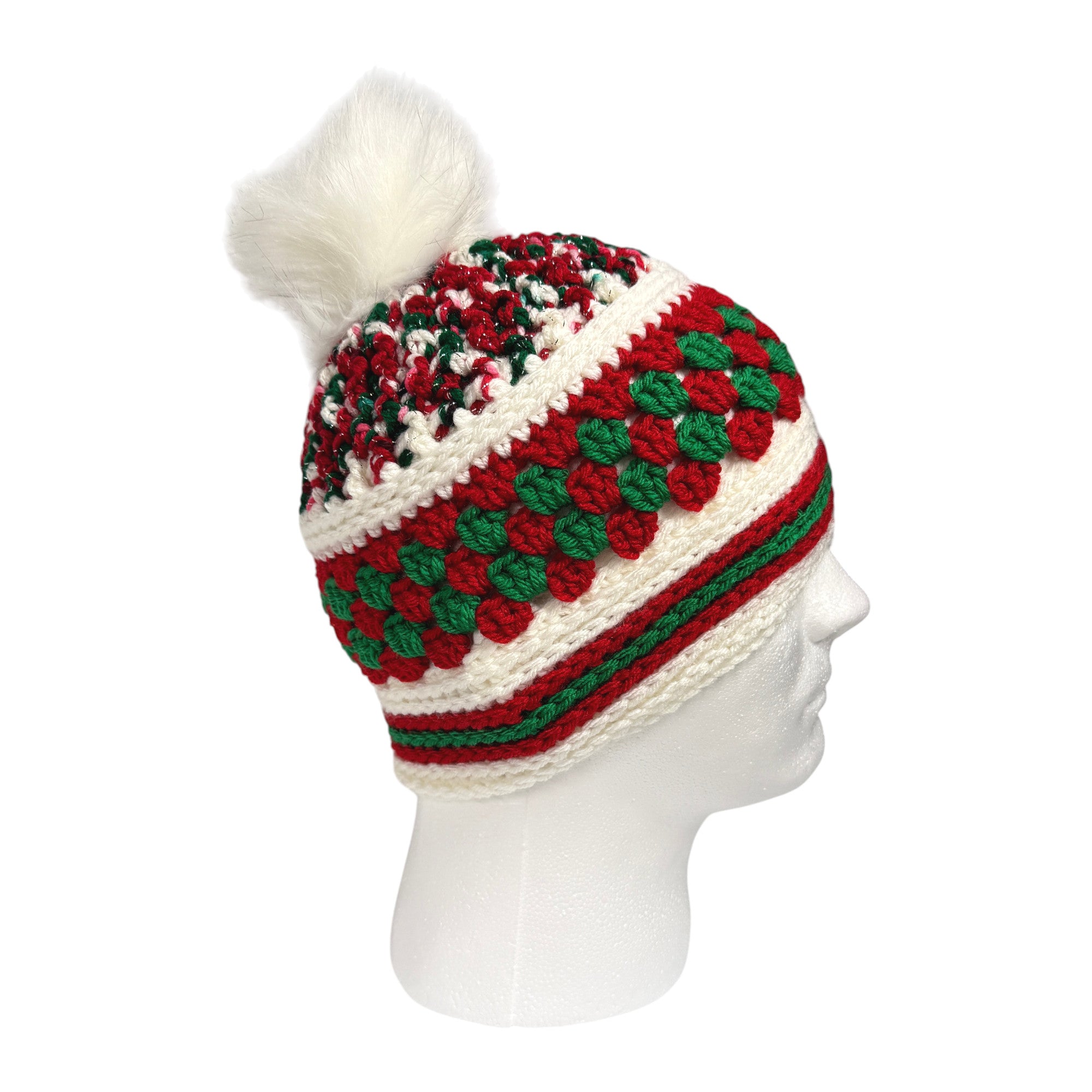 Adult Christmas Mimi Beanie with Pompom