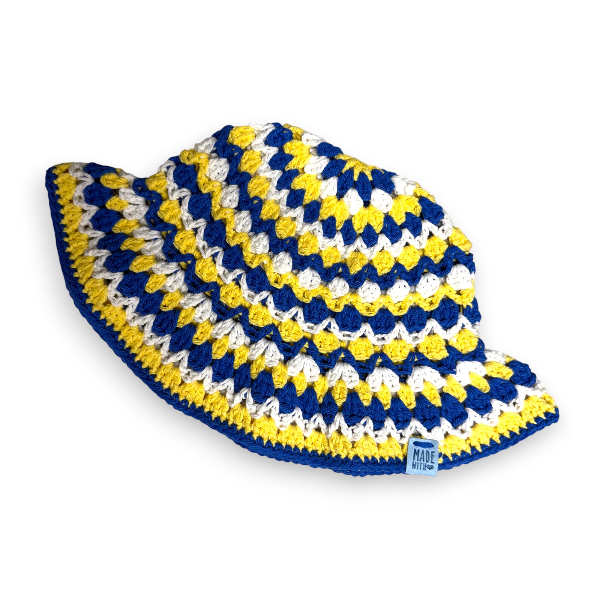 Maize Blue Cotton Kelp Bucket Hat