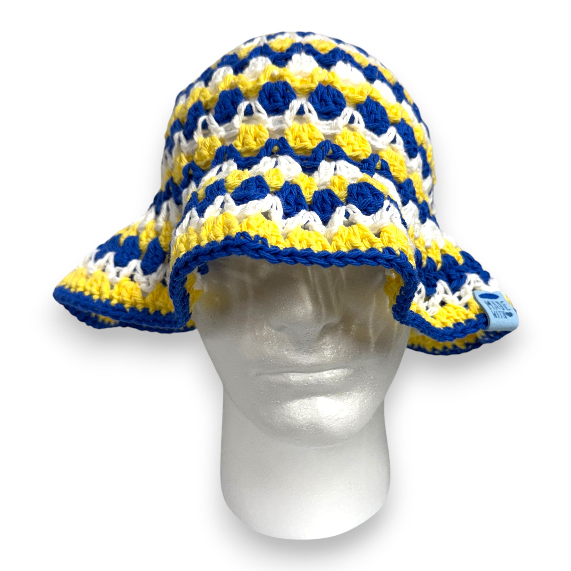 Maize Blue Cotton Kelp Bucket Hat