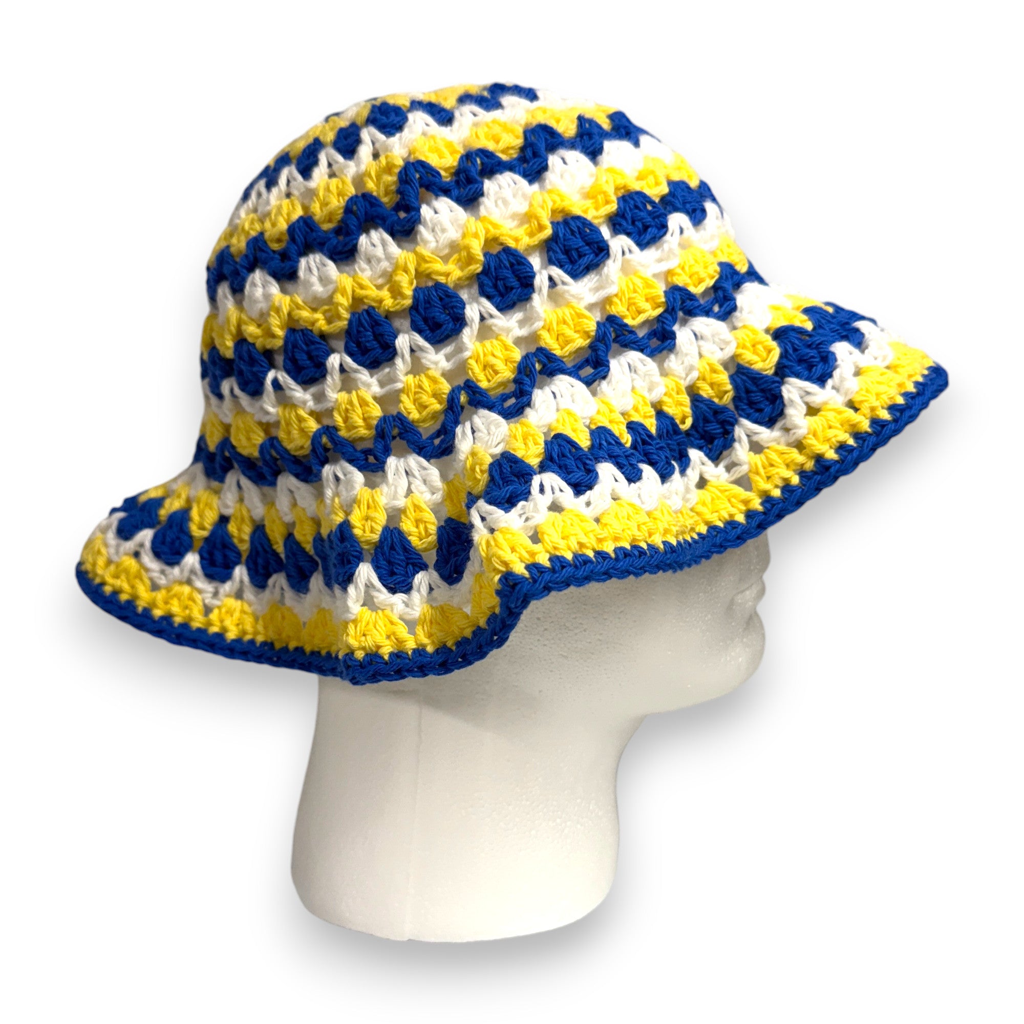 Maize Blue Cotton Kelp Bucket Hat